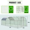 Chicken Run Coop Walk In Chook Shelter Pen Rabbit Hutch Dog Cat Enclosure Bird Cage Extra Large 280x570x195cm