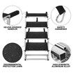 4 Steps Dog Cat Ramp Stairs Folding Pet Ladder for Car Couch Truck Aluminium Frame