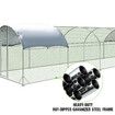 Chicken Run Coop Walk In Chook Pen Shelter Cat Dog Enclosure Rabbit Hutch Bird Cage Extra Large 280x950x195cm