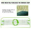 Chicken Run Coop Walk In Chook Pen Shelter Cat Dog Enclosure Rabbit Hutch Bird Cage Extra Large 280x950x195cm