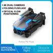 4K Drone With Dual Camera Hd Fpv Wifi Optical Flow Location Folding Quadcopter