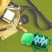 Happy Explorer Sea Turtle Plush Stuffed Animal Toy for Kids, Green
