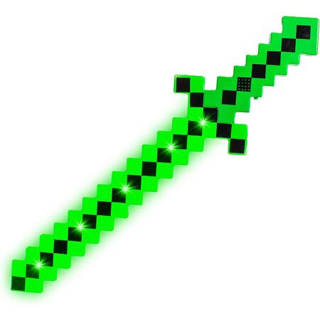 LED Light Up Toy Sword for Kids, Green