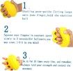 Hand Exercise Ball for hand therapy,Anti-Spasticity Finger Grip Stretcher Training Equipment