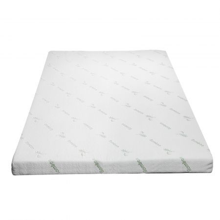 Memory Foam Mattress Topper Cool Gel Bed Bamboo Cover Underlay Single 8CM
