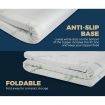 Memory Foam Mattress Topper Cool Gel Queen Bed Bamboo Cover 7-Zone 5CM