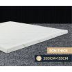 Memory Foam Mattress Topper Cool Gel Queen Bed Bamboo Cover 7-Zone 5CM