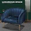 Armchair Lounge Chair Accent Chairs Velvet Armchairs Sofa Couches Blue