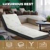 Folding Foam Mattress Sofa Bed Trifold Sleeping Mat Camping Cushion Single