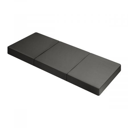 Folding Mattress Portable Single Sofa Foam Bed Camping Sleeping Pad Grey