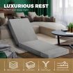 Foldable Foam Mattress Single Sofa Bed Portable Camping Cushion Floor Bed