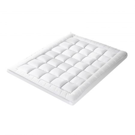 Bedding Luxury Pillowtop Mattress Topper Mat Pad Protector Cover King