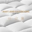 Bedding Luxury Pillowtop Mattress Topper Mat Pad Protector Cover King