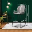 Bar Stools Kitchen Stool Chairs Barstool Dining Chair Velvet Metal Grey