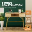 Rattan Hall Console Table Hallway Side Desk Entry Display Furniture