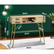 Rattan Hall Console Table Hallway Side Desk Entry Display Furniture