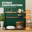 Hall Console Table Metal Hallway Desk Entry Display Wooden Furniture