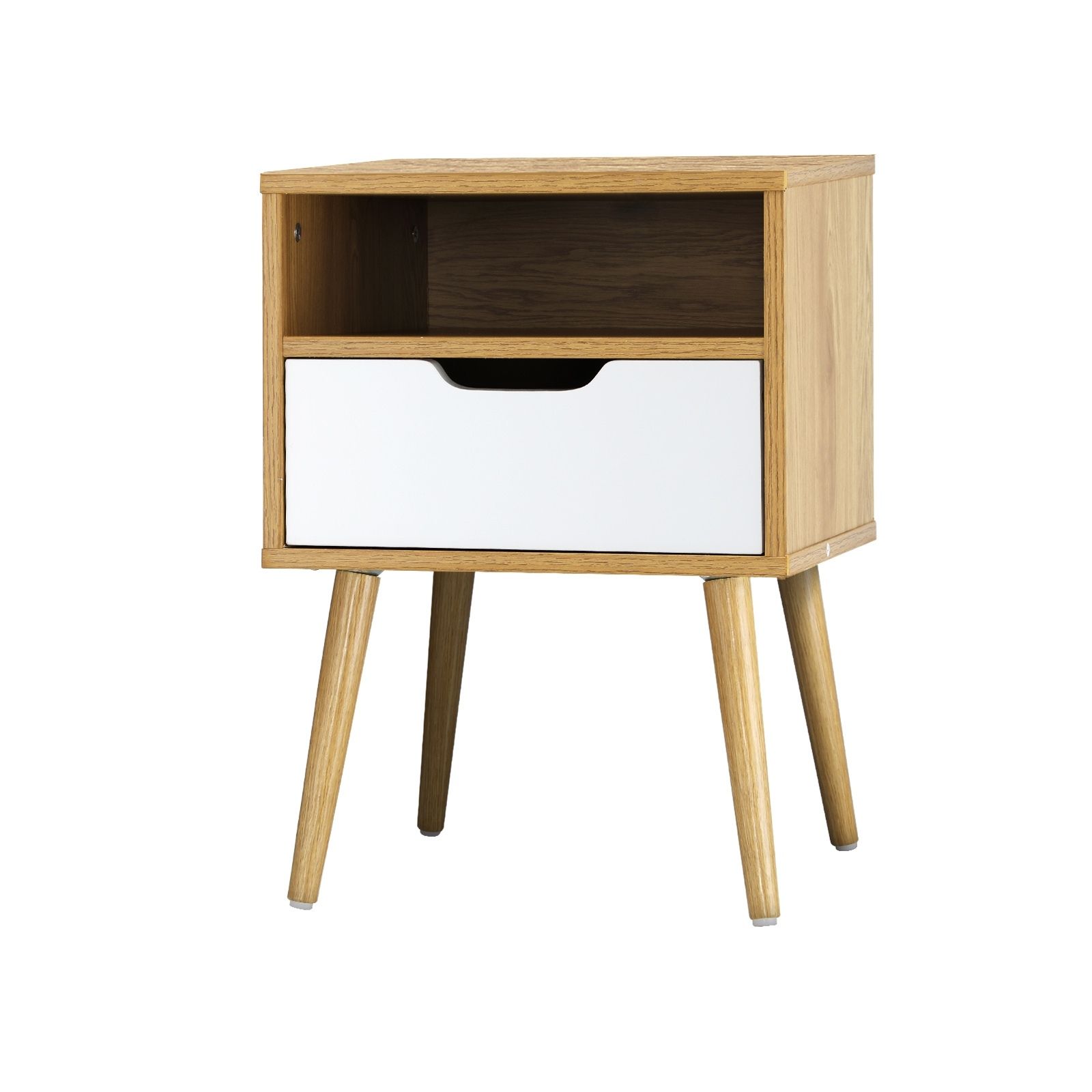 Bedside Tables Drawers Side Table Nightstand Storage Cabinet Bedroom