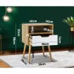 Bedside Tables Drawers Side Table Nightstand Storage Cabinet Bedroom