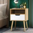 Bedside Tables Drawers Side Table Nightstand Storage Cabinet Bedroom