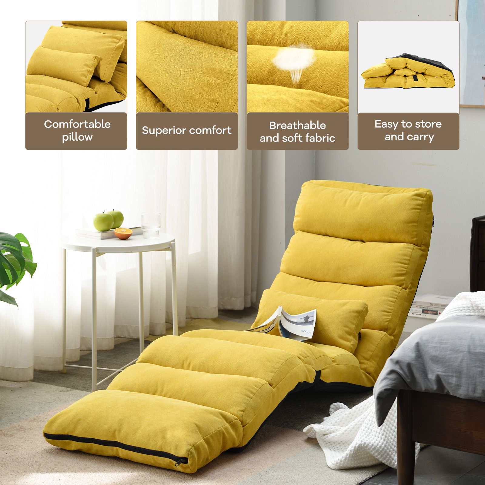 the superior comfort bed lounger