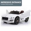 Bentley Exp 12 Speed 6E Licensed Kids Ride On Electric Car Remote Control - White