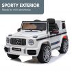 Mercedes Benz AMG G63 Licensed Kids Ride On Electric Car Remote Control - White