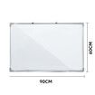 Single Sided Magnetic Whiteboard Interactive Wall Mounted Dry Erase White Board for Teaching Office Drawing 90cmx60cm