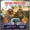 Solar Sonic Pest Repeller Stakes 4Pack 5,000 Feet Range Solar Powered Animal Control