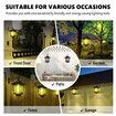 Solar Outdoor Wall Light Sconce Hanging Lantern Garden Outside Lamp Patio Fence Porch Waterproof with Light Sensor 2PCS