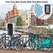 13dB Bike Alarm, Wireless Waterproof Bike Alarm with Remote Control