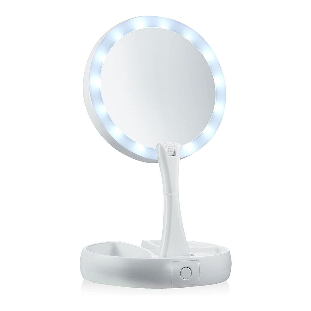 Two-sided, LED-illuminated, Distortion-Free Mirror