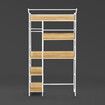 Over Toilet Shelf Bathroom Organiser Washing Machine Dryer Laundry Washer Storage Towel Rack 5 Tier Freestanding Open Unit