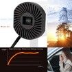 2-in-1 Portable Fans with Heating and Cooling Function, 3-Socket Plug Cigarette Lighter,360 Degree Rotatable Defroster