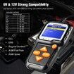 KW650 6V 12V Car Battery Tester 100-2000 CCA Automotive Battery and Alternator Load Tester