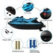 RC Boats for Kids & Adults Remote Control Boat for Pools & Lakes with 2 Batteries/Dual Motors/2 Charger Cables & Low Battery Prompt Motor Boat (Blue)