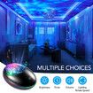 Bluetooth Night Light Projector for Kids, LED Lights for Bedroom Decor, Room Ceiling Timer Sensory Gift for Adults Teens