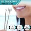 Dental Tools,10 Pack Stainless Steel Plaque Remover Teeth Cleaning Tools Set,Oral Care Hygiene Kit for Dentist, Personal, Family