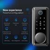 Bluetooth Tuya APP Smart Lock with Remote Control Fingerprint Biometric Password Code Deadbolt Lock Automatic Latch Lock