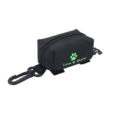 Pet Poop Bag Holder Leash Attachment 