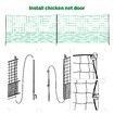 Chicken Fence Hen Poultry Coop Farm Runs Mesh Cage Net Habitat Safe House Turkey Breeding Pen 1.15m x 50m