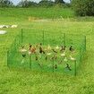 Chicken Fence Poultry Runs Coop Farm Pen Mesh Cage Net Habitat House Safe Turkey Breeding 1.15m x 30m