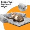 Pet Dog Cat Bed Cushion Calming Puppy Couch Sofa Protector Cover 75x75x15cm