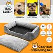 Pet Dog Cat Bed Puppy Sofa Calming Cushion Soft Warm Couch Washable Cover 100x85x25