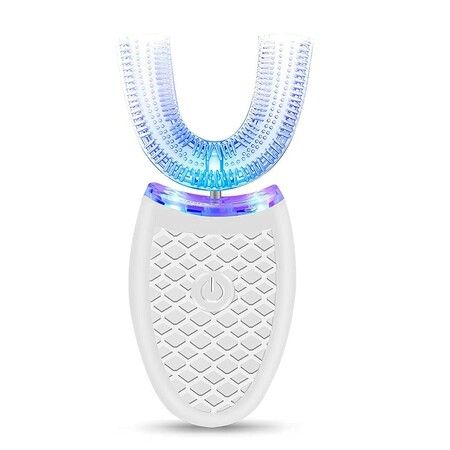 Adult Ultrasonic Electric Toothbrush U Shape Automatic Toothbrush 360 Cleaning Teeth Whitening Rechargeable IPX7 Waterproo