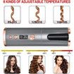 Cordless Automatic Hair Curler, with LCD Temperature Display and Adjustable Timer, USB Charging And Portable