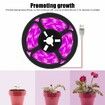 3M LED Plant Grow Light Strips,Waterproof  Full Spectrum Growing Lamp for Indoor Plants Succulents Hydroponics Greenhouse Gardening USB Bars