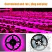 3M LED Plant Grow Light Strips,Waterproof  Full Spectrum Growing Lamp for Indoor Plants Succulents Hydroponics Greenhouse Gardening USB Bars