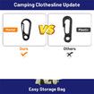 Portable Travel Clothesline Cord, 26ft Adjustable Cord, Camping Clothes Drying Line