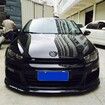 Front Lip ,HengJia Auto Parts 2.5m/8.2ft Car carbon fiber front lip (Carbon black)